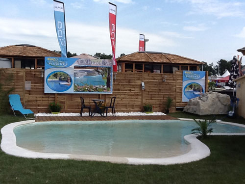 stand RUIZ Construction Piscines - Foire de Bordeaux