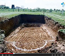 montage d'une piscine Mondial Piscine